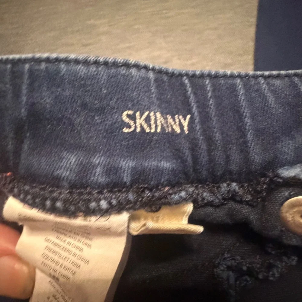 Michael Kors Womens Skinny Jeggings Dark Wash Indigo Pull On Size 4